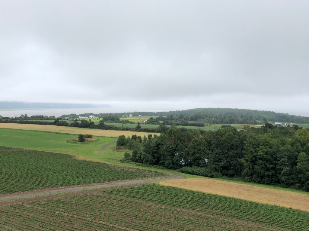 Farm fields in Quebec